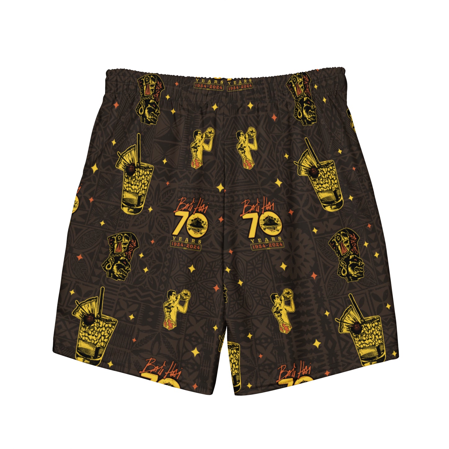 BALI HAI - 70th - swim trunks - SD brown/gold