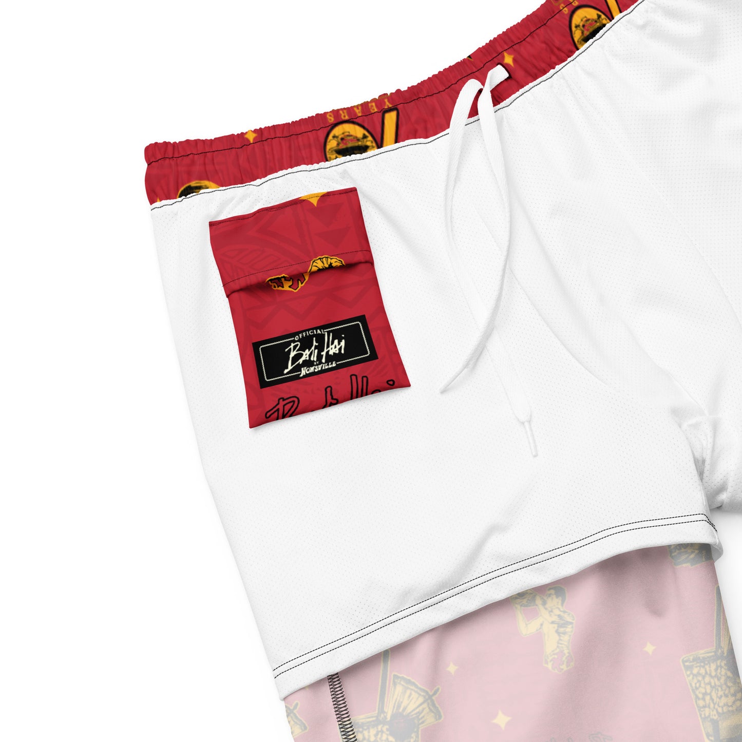 BALI HAI - 70th swim trunks - red