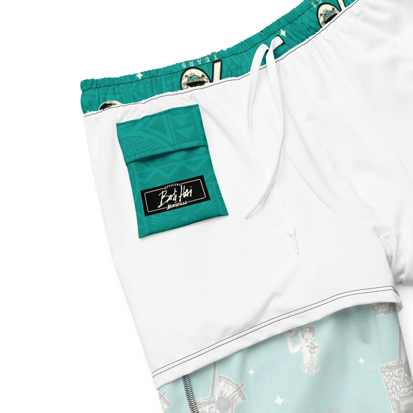 BALI HAI - 70th - swim trunks - turquoise