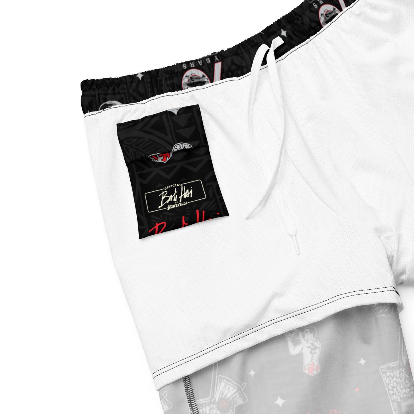 BALI HAI - 70th - swim trunks - black/grey