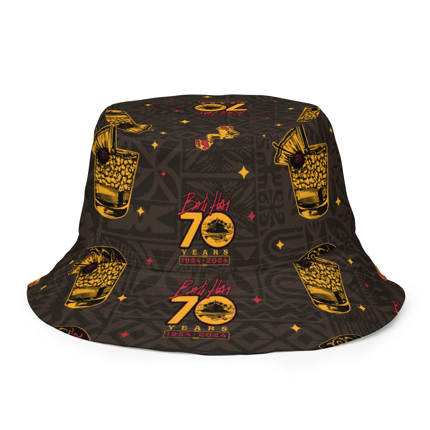 BALI HAI - 70th - bucket hat - SD brown/gold