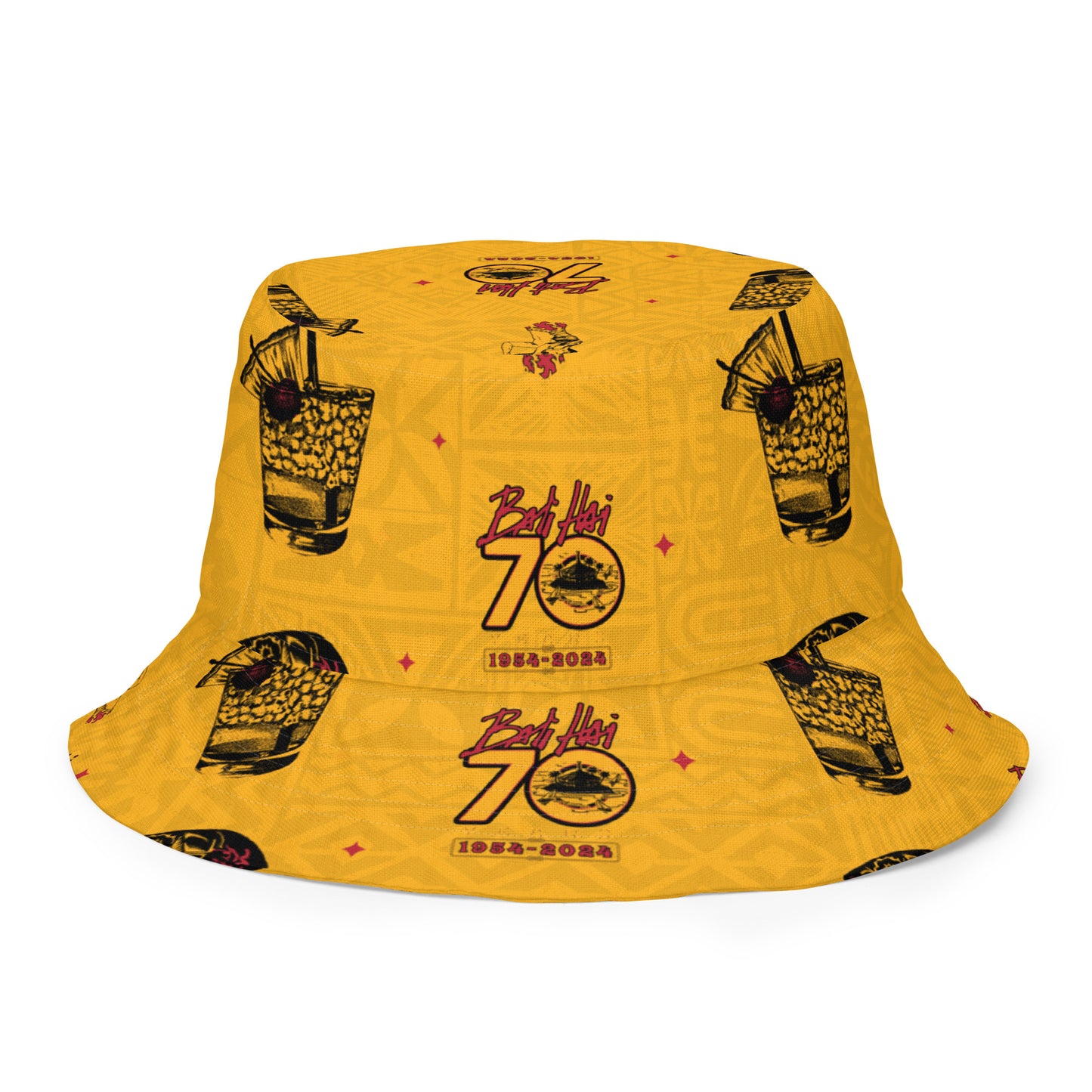 BALI HAI - 70th - bucket hat - SD brown/gold