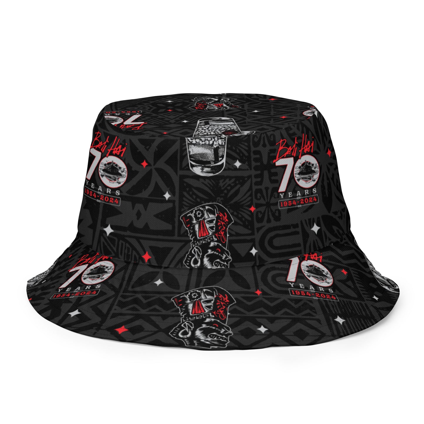 BALI HAI - 70th - bucket hat - black/grey