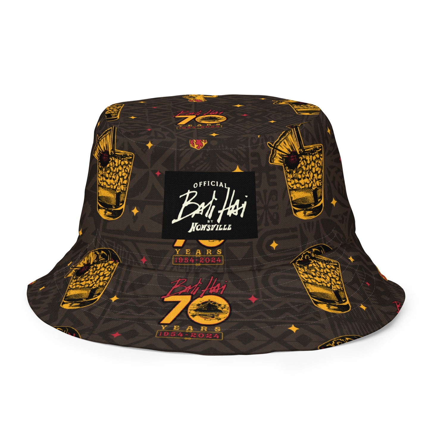 BALI HAI - 70th - bucket hat - SD brown/gold