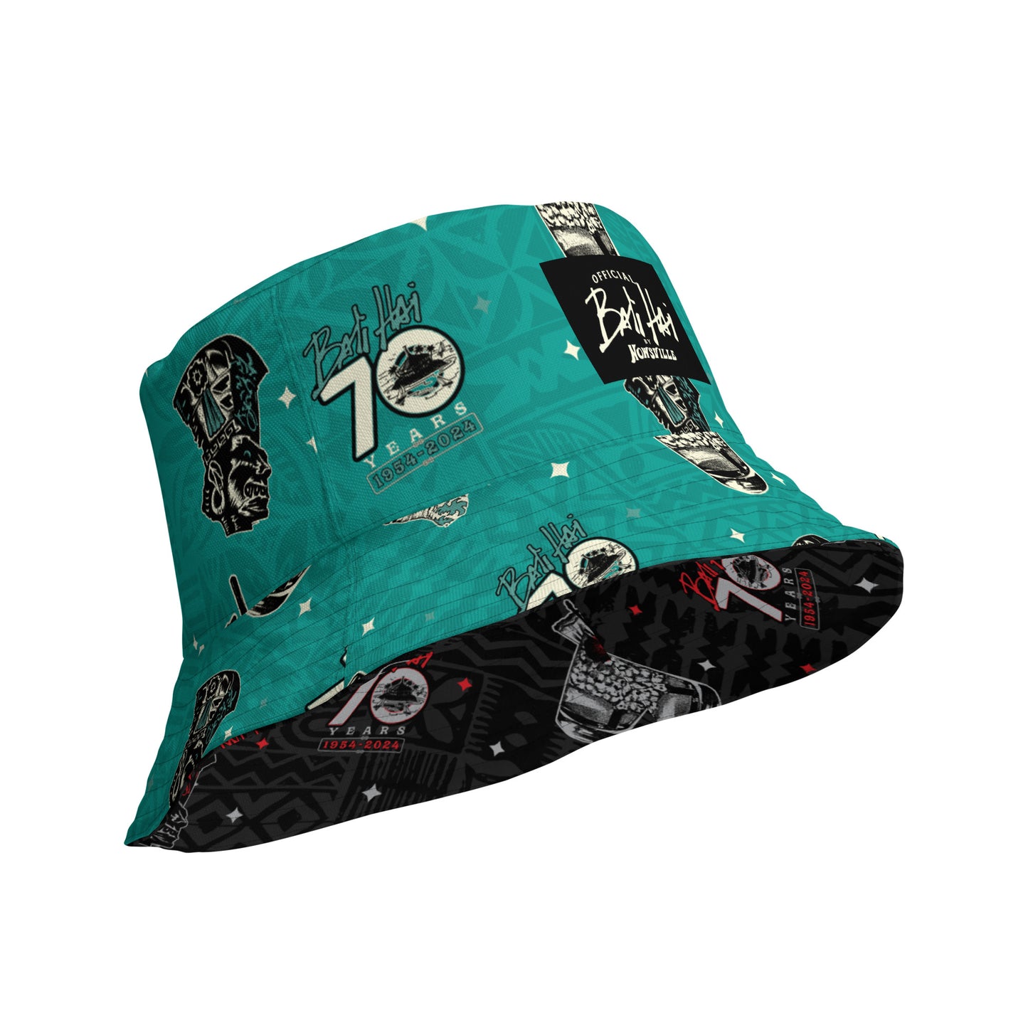 BALI HAI - 70th - bucket hat - black/grey