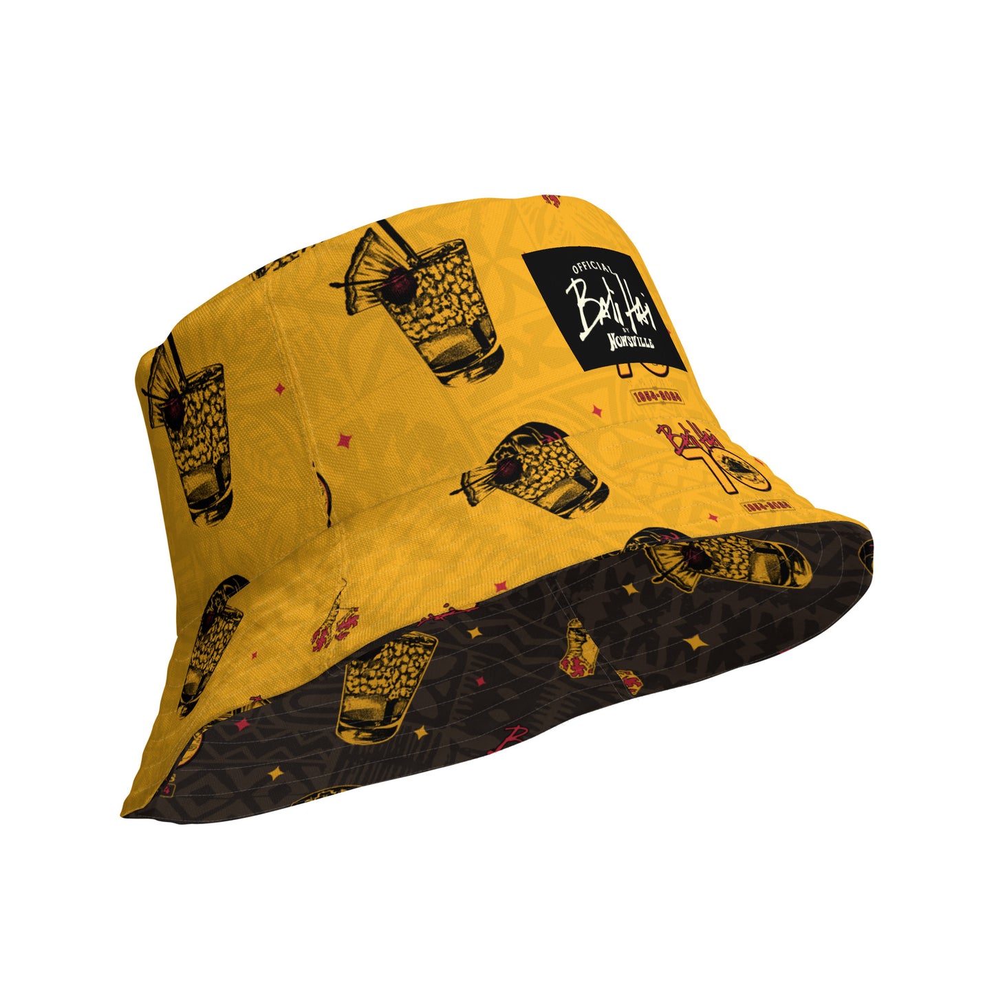 BALI HAI - 70th - bucket hat - SD brown/gold