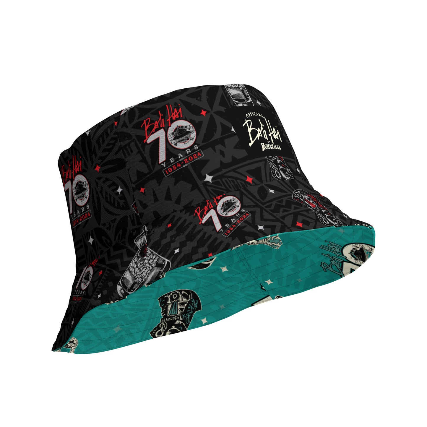 BALI HAI - 70th - bucket hat - black/grey