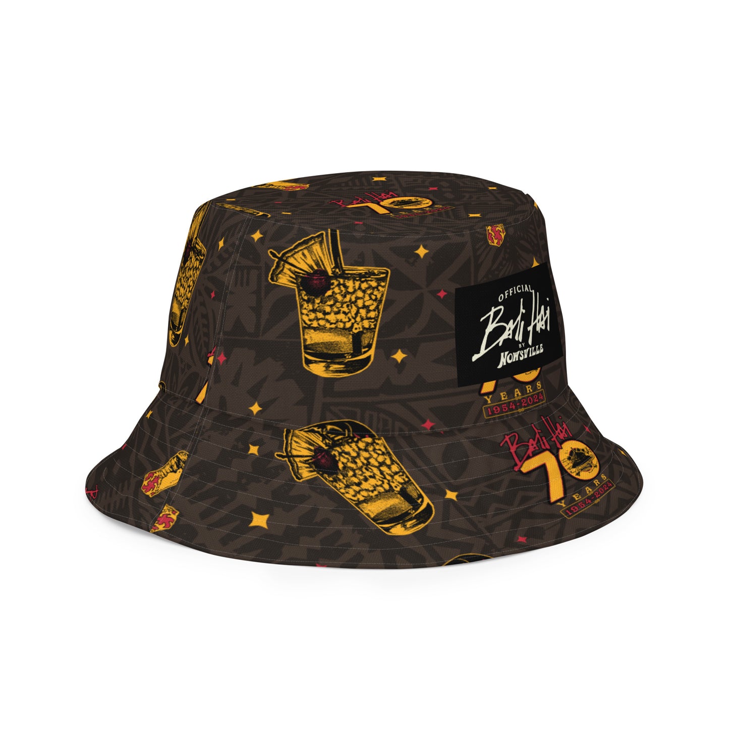 BALI HAI - 70th - bucket hat - SD brown/gold