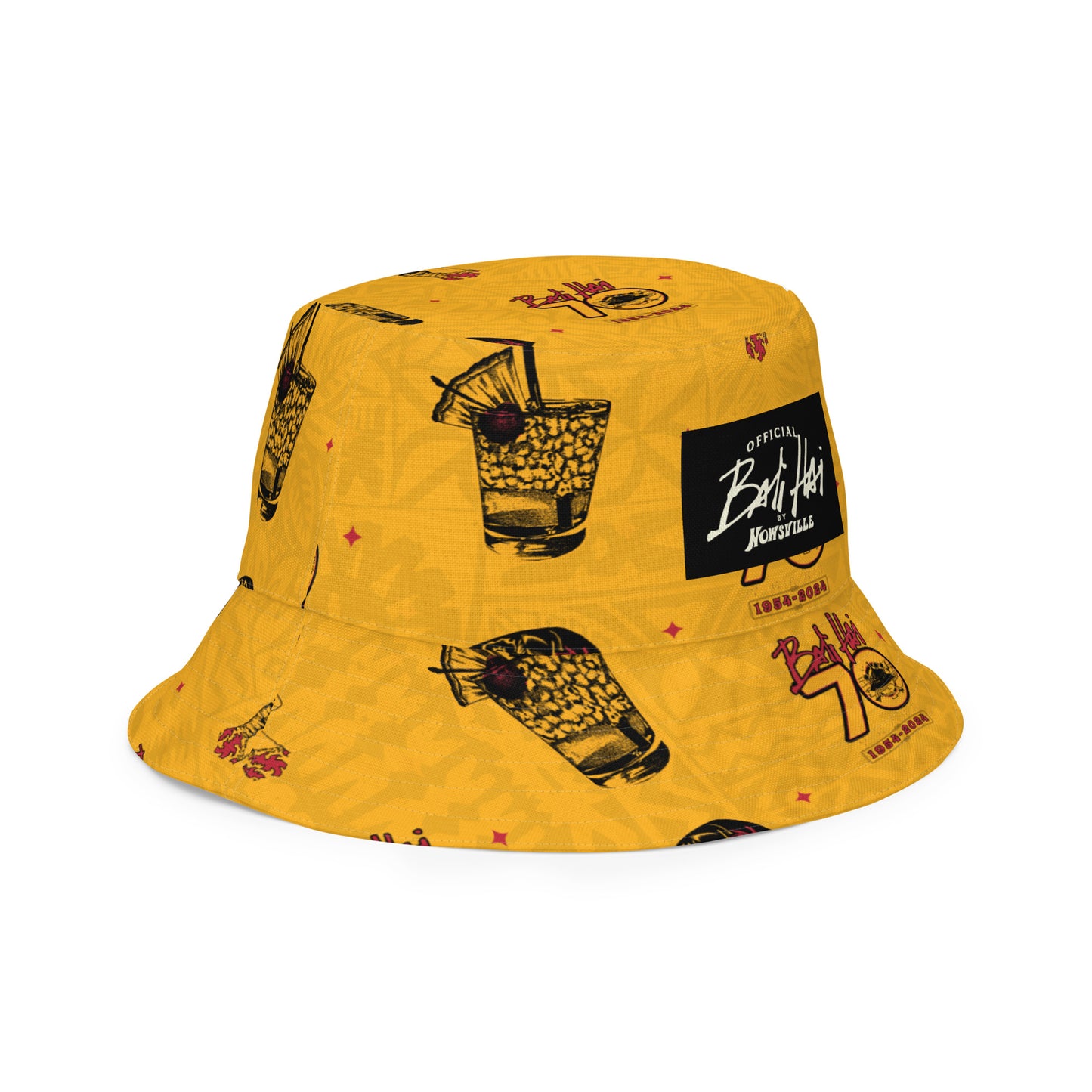 BALI HAI - 70th - bucket hat - SD brown/gold