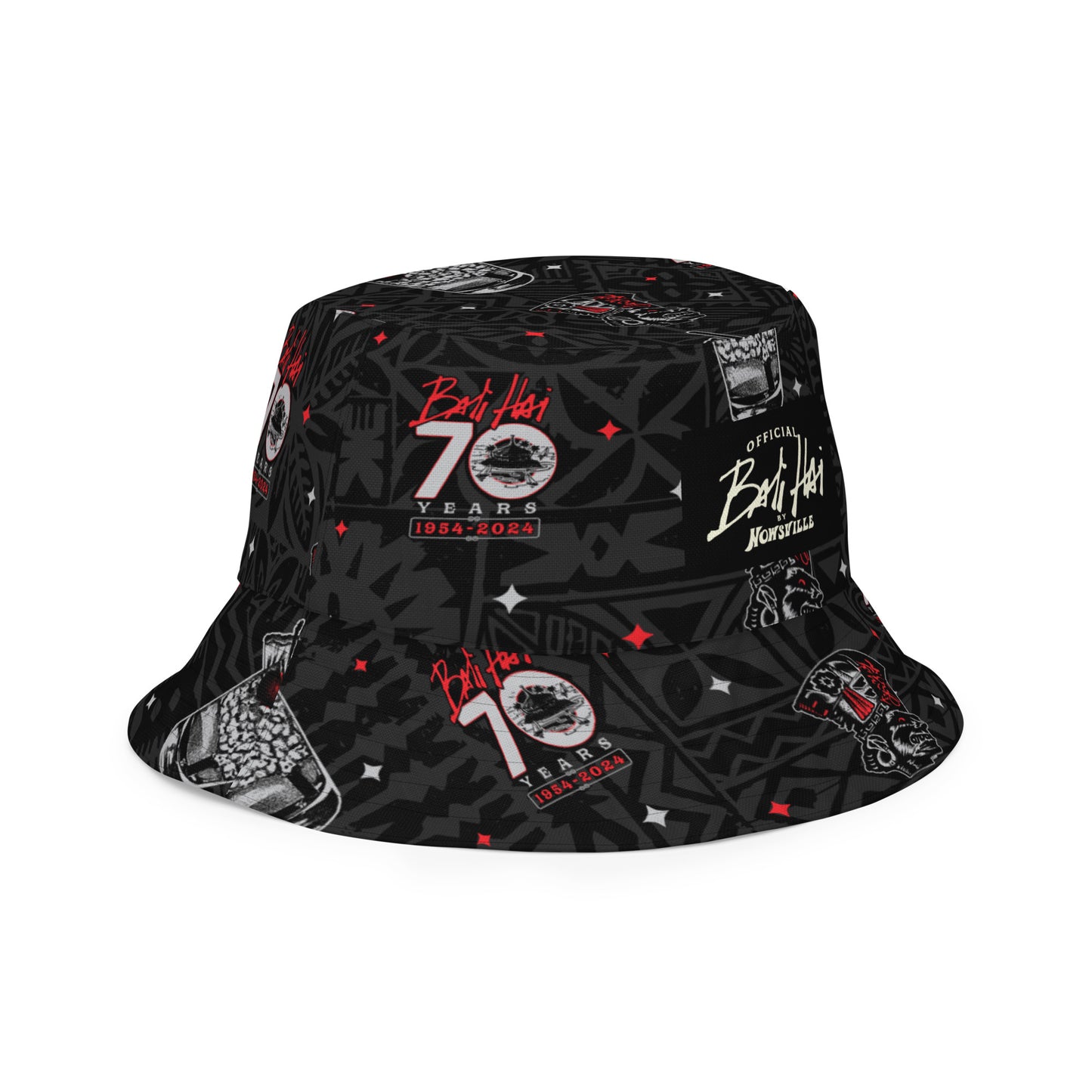 BALI HAI - 70th - bucket hat - black/grey
