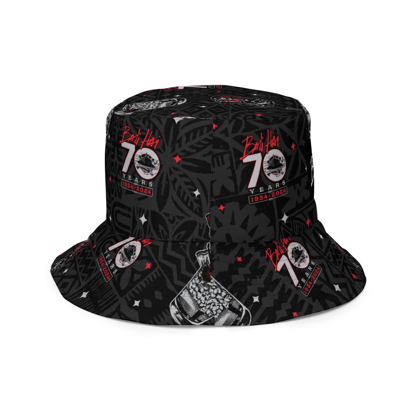 BALI HAI - 70th - bucket hat - black/grey
