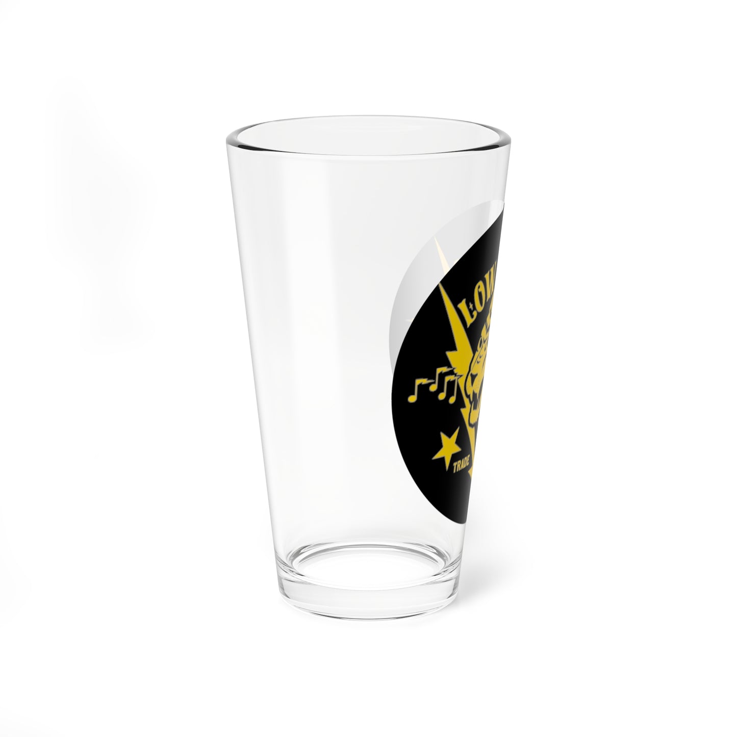 Low Volts - Tiger Crest Pint Glass