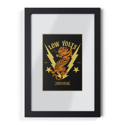 Low Volts - Electro Tiger Framed Print