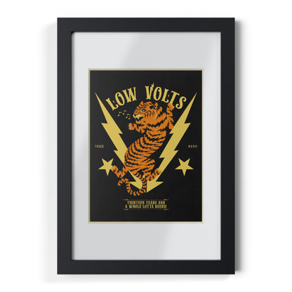 Low Volts - Electro Tiger Framed Print