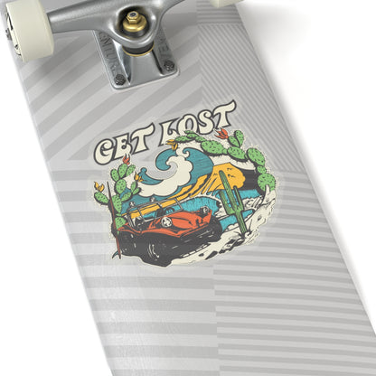 GET LOST - clear sticker