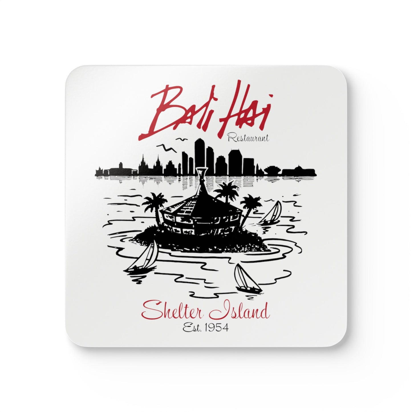 BALI HAI - corkwood coasters