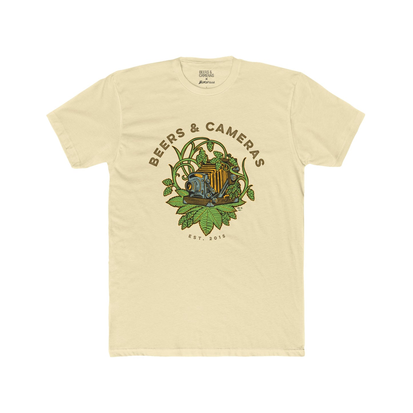 BEERS & CAMERAS - Hops & Bellows Artisan Tee