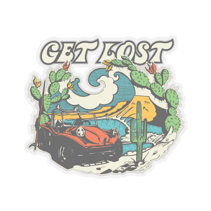 GET LOST - clear sticker