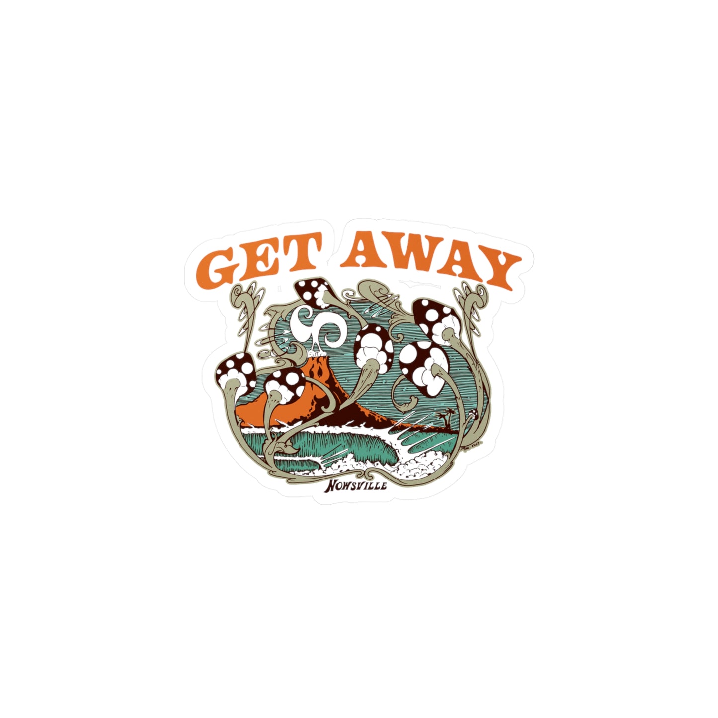 GET AWAY - decal