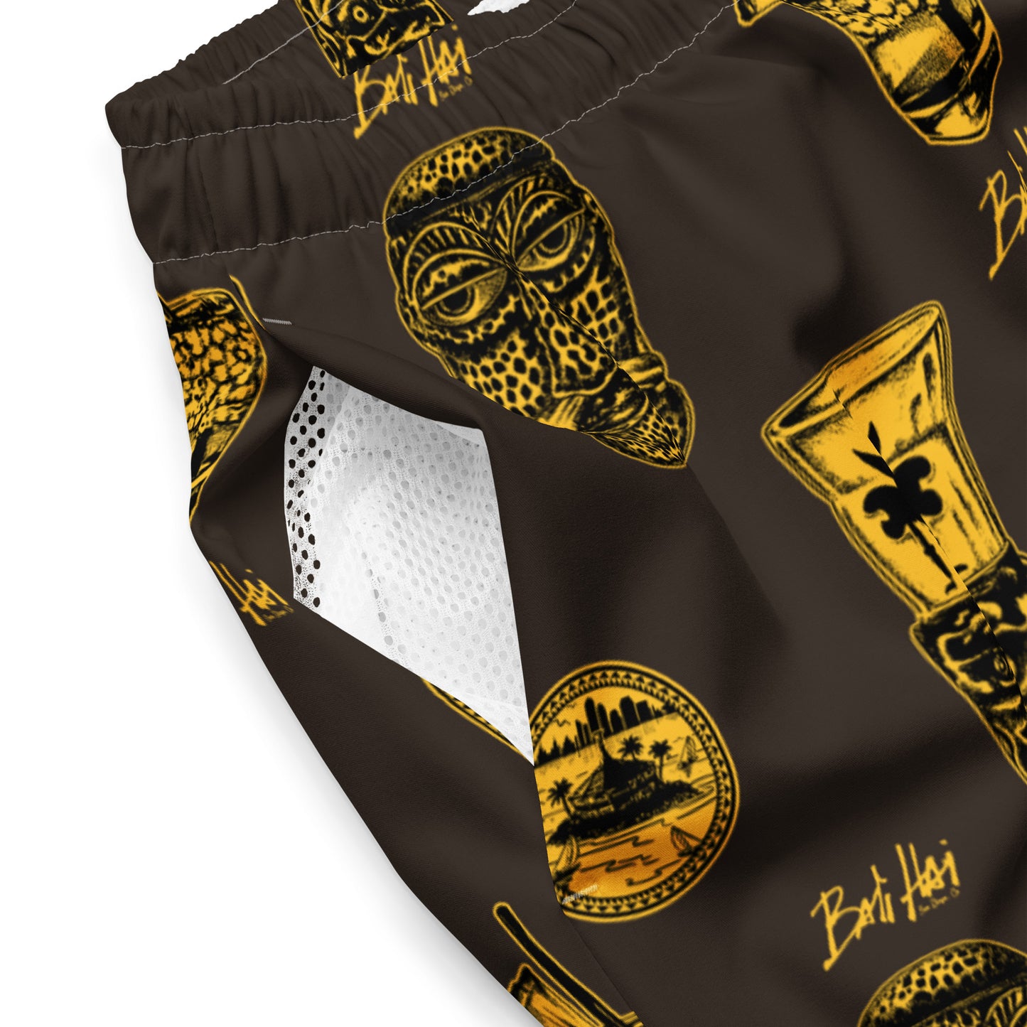 BALI HAI - swim trunks - SD brown/gold