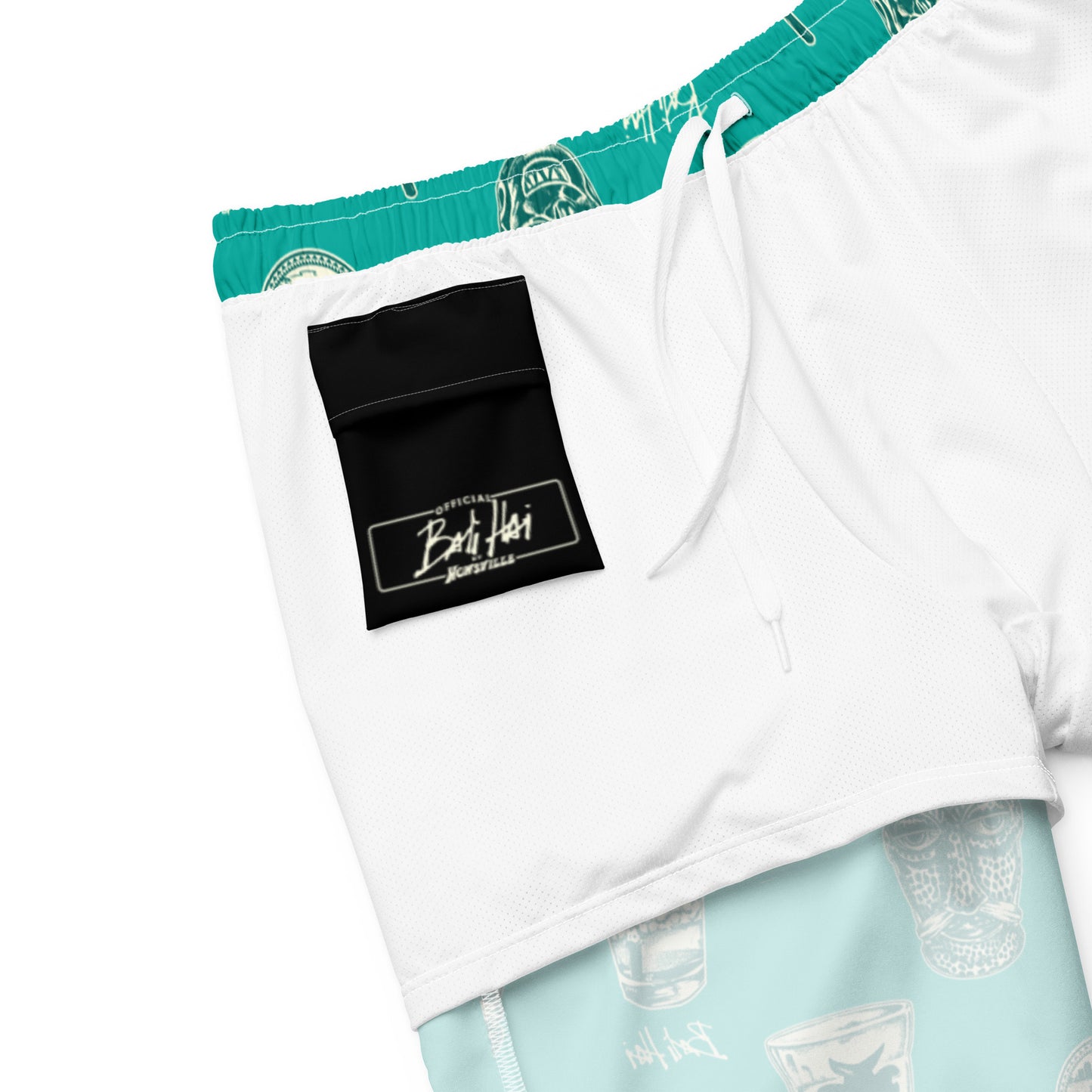 BALI HAI - swim trunks - turq. / cream