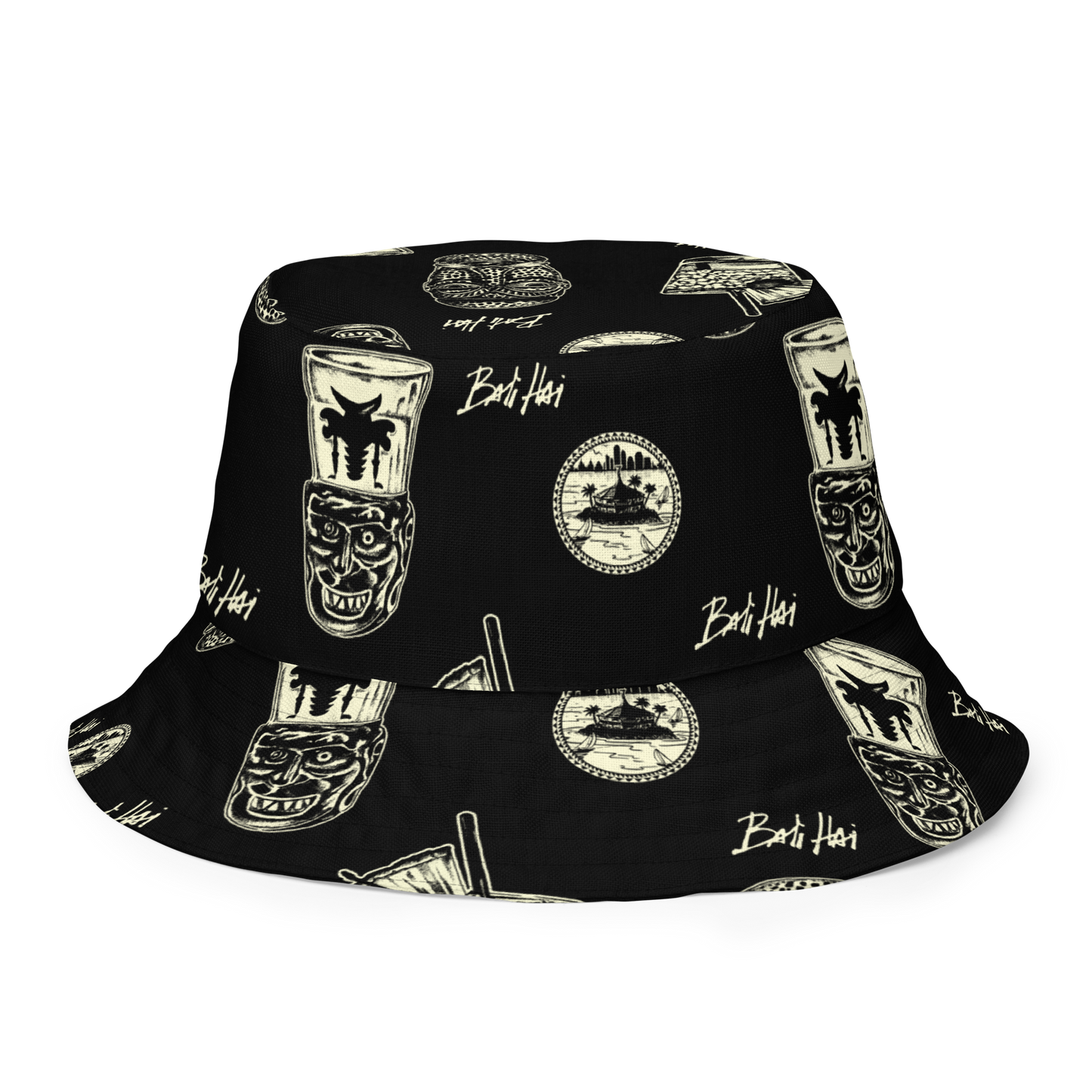 BALI HAI - reversible hat - all black