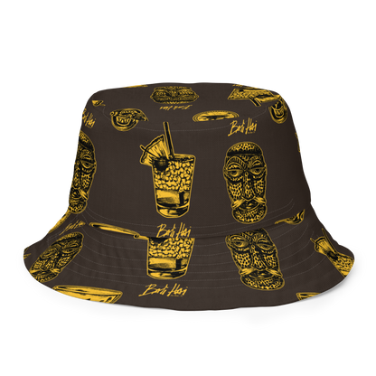 BALI HAI - reversible hat - SD brown/gold