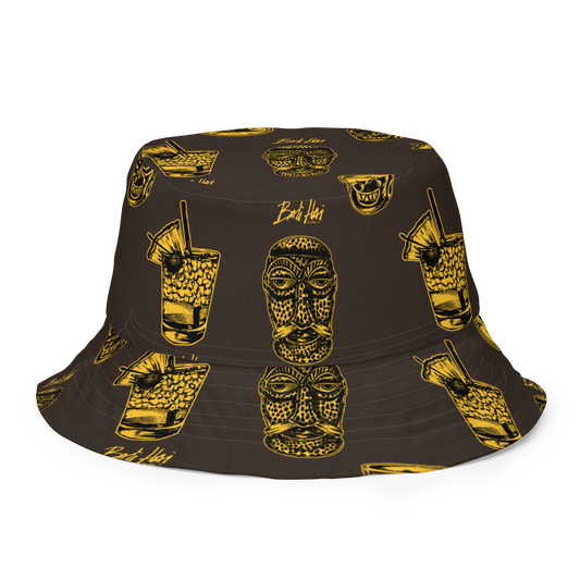 BALI HAI - reversible hat - SD brown/gold