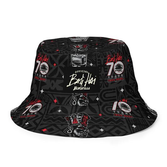 BALI HAI - 70th - bucket hat - black/grey