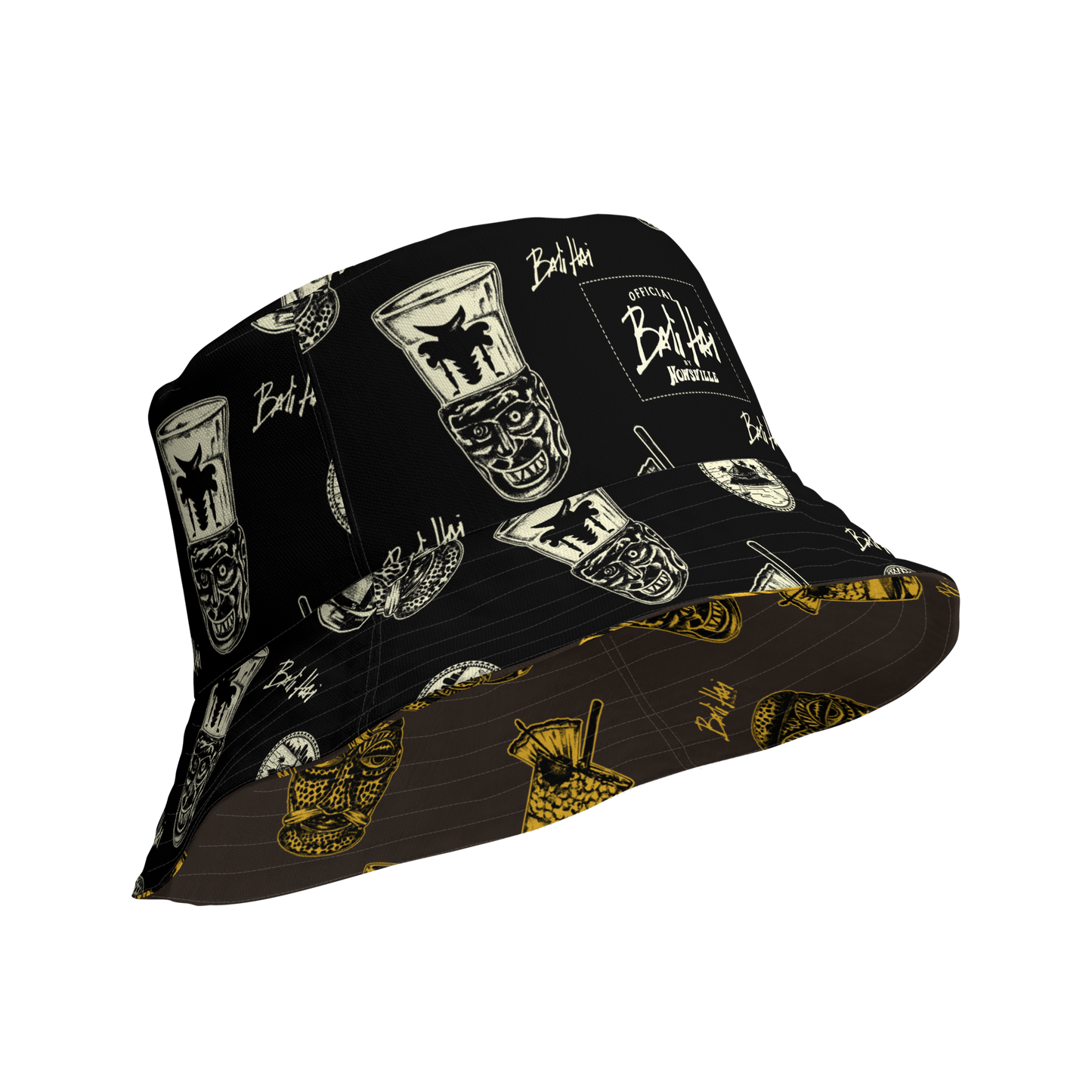 BALI HAI - reversible hat - SD brown/gold