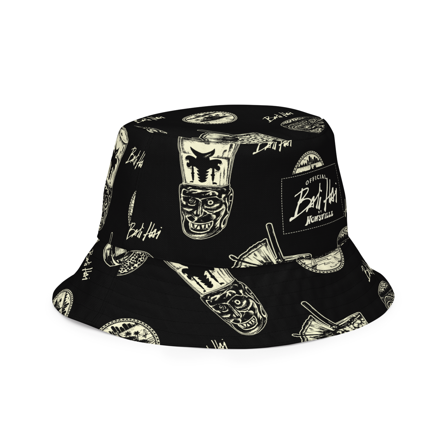 BALI HAI - reversible hat - all black