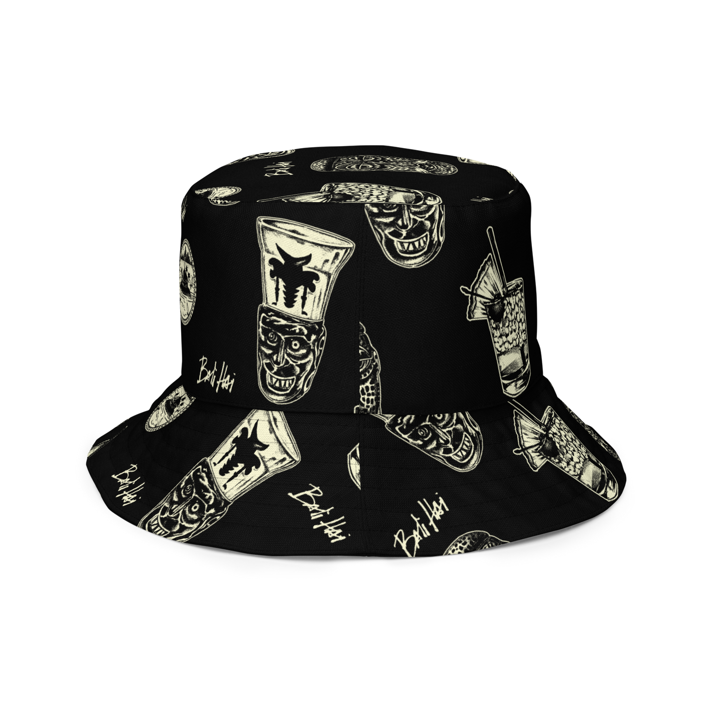 BALI HAI - reversible hat - all black