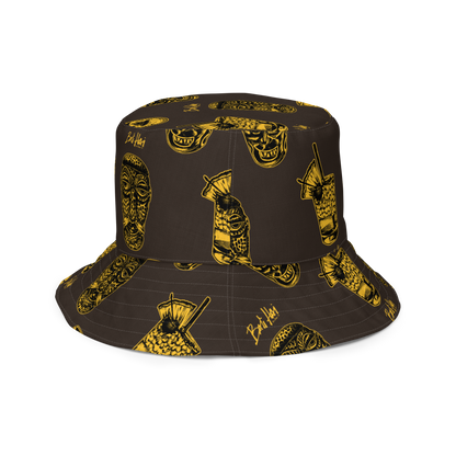 BALI HAI - reversible hat - SD brown/gold