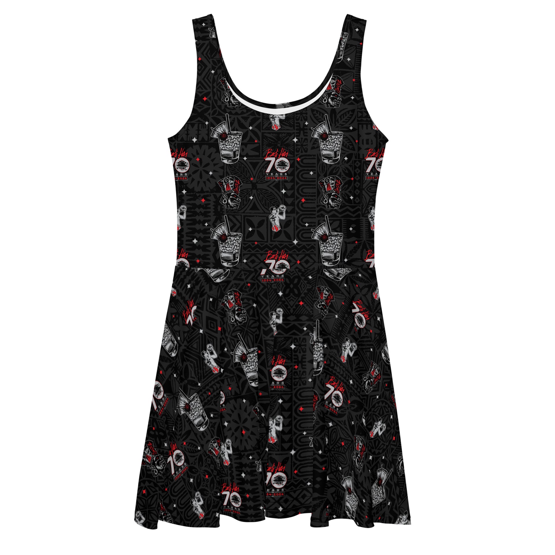 BALI HAI - 70th - dress - black/grey NOWSVILLE BALI HAI - 70th - dress - black/grey NOWSVILLE